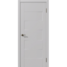 Дверь межкомнатная Дубрава Сибирь Флор ПИОН серая, глухое полотно